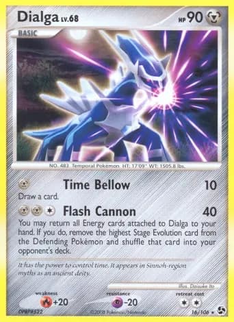 Dialga Pokémon card #16
