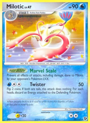 Milotic Pokémon card #25
