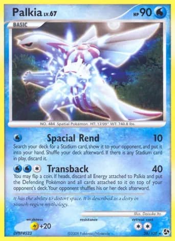 Palkia Pokémon card #26