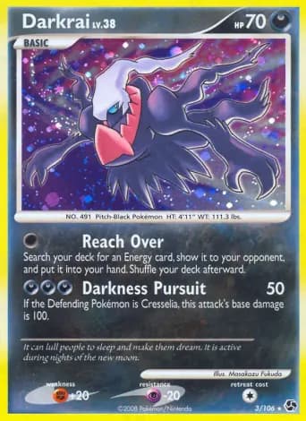 Darkrai Pokémon card #3
