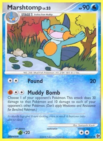 Marshtomp Pokémon card #46