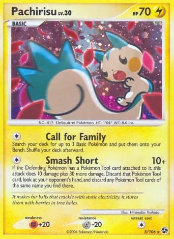Pachirisu Pokémon card #5