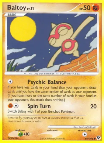 Baltoy Pokémon card #60