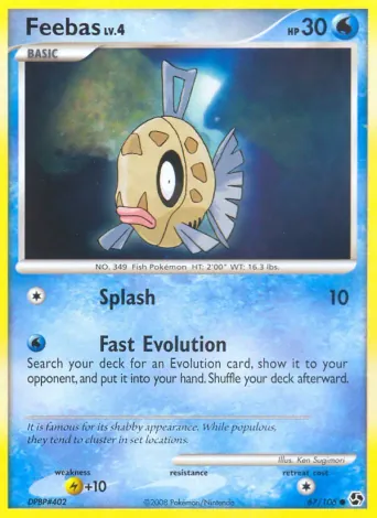 Feebas Pokémon card #67