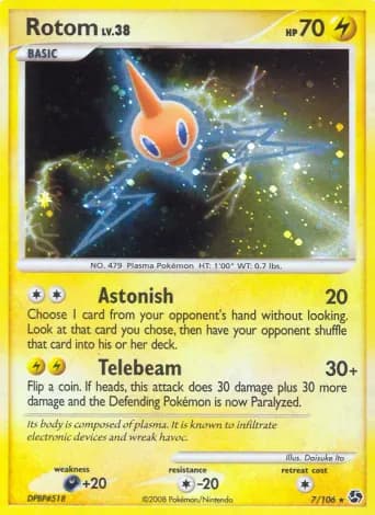 Rotom Pokémon card #7