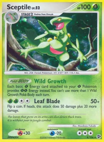Sceptile Pokémon card #8