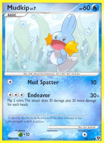 Mudkip Pokémon card #80