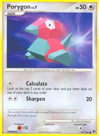 Porygon Pokémon card #81
