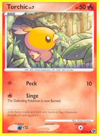 Torchic Pokémon card #89