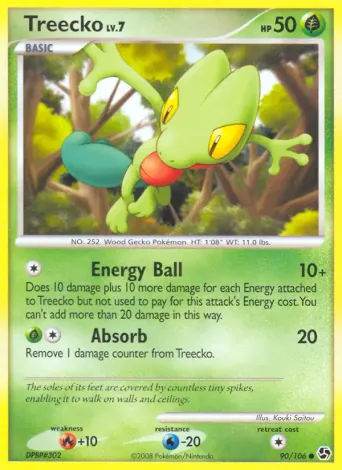 Treecko Pokémon card #90