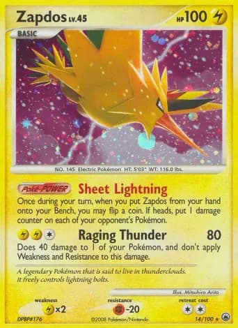 Zapdos Pokémon card #14