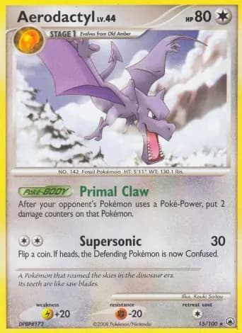 Aerodactyl Pokémon card #15