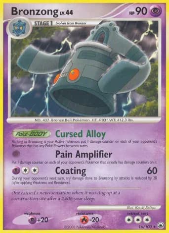 Bronzong Pokémon card #16