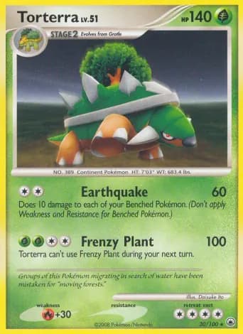 Torterra Pokémon card #30