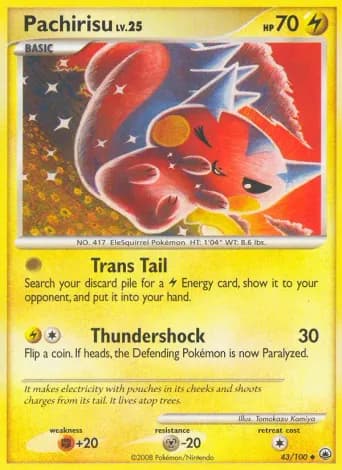Pachirisu Pokémon card #43