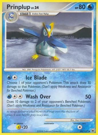 Prinplup Pokémon card #44