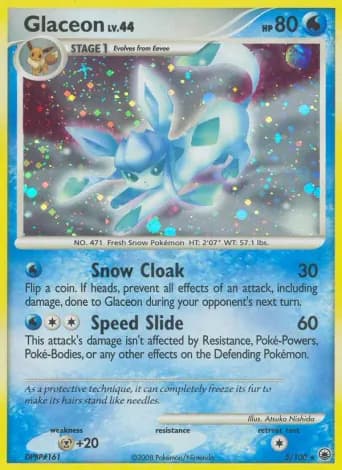 Glaceon Pokémon card #5