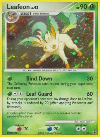 Leafeon Pokémon card #7