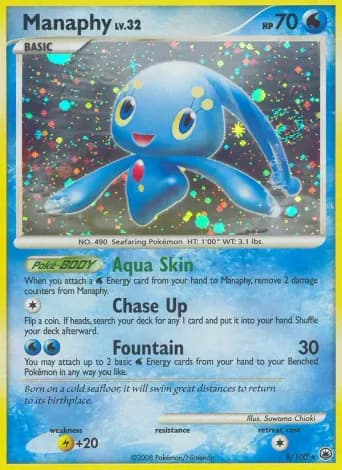 Manaphy Pokémon card #8