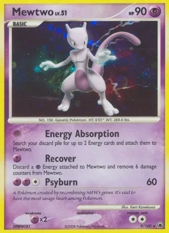 Mewtwo Pokémon card #9