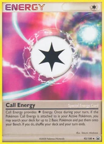 Call Energy Pokémon card #92