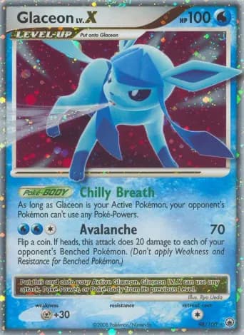 Glaceon Pokémon card #98