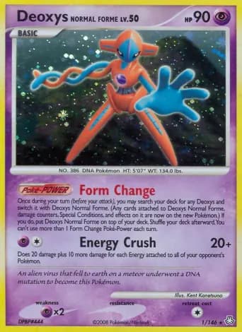 Deoxys Normal Forme Pokémon card #1
