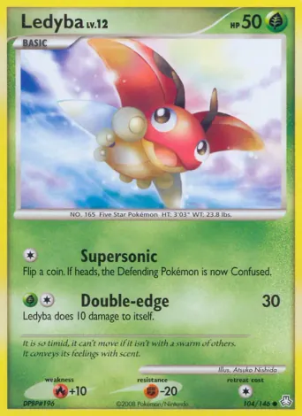 Ledyba Pokémon card #104