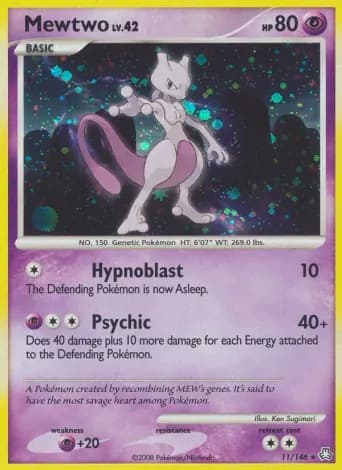 Mewtwo Pokémon card #11