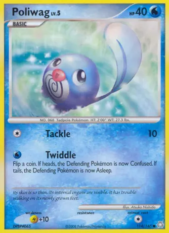 Poliwag Pokémon card #114