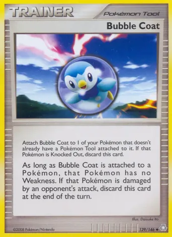 Bubble Coat Pokémon card #129