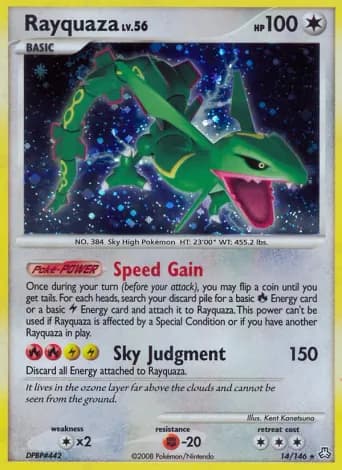 Rayquaza Pokémon card #14