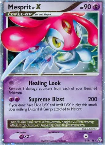 Mesprit Pokémon card #143