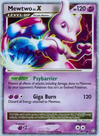 Mewtwo Pokémon card #144