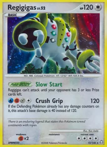 Regigigas Pokémon card #15
