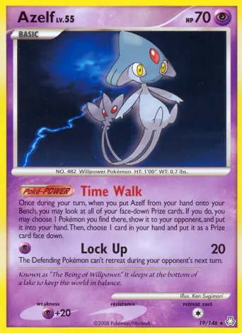 Azelf Pokémon card #19