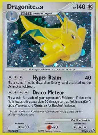 Dragonite Pokémon card #2