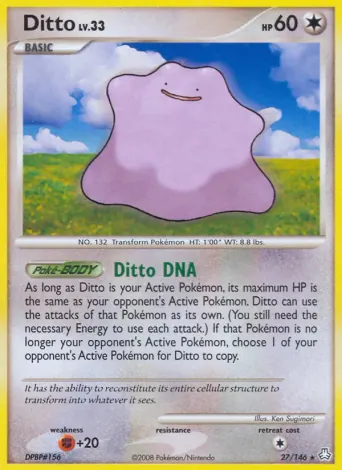 Ditto Pokémon card #27