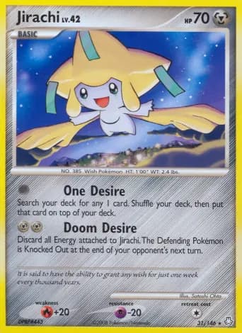 Jirachi Pokémon card #31