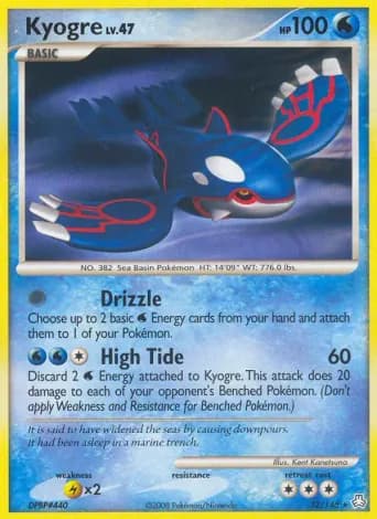 Kyogre Pokémon card #32