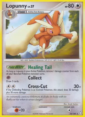 Lopunny Pokémon card #33