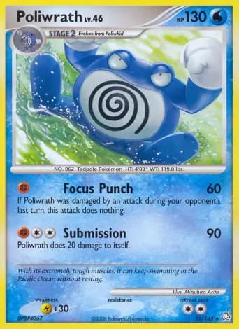 Poliwrath Pokémon card #35