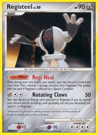 Registeel Pokémon card #39
