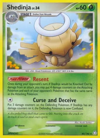Shedinja Pokémon card #40