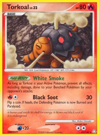 Torkoal Pokémon card #41