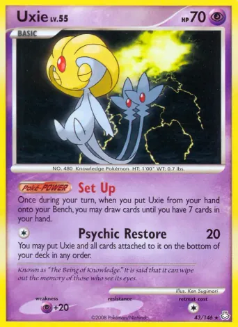 Uxie Pokémon card #43