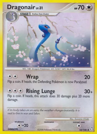 Dragonair Pokémon card #52