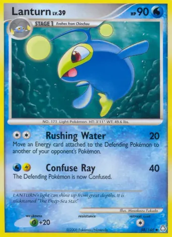 Lanturn Pokémon card #58