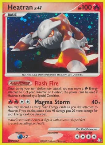 Heatran Pokémon card #6