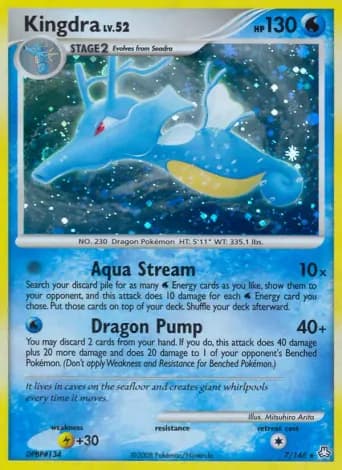 Kingdra Pokémon card #7
